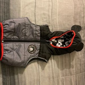 Mickey Mouse kids boys vest with hooded ears
